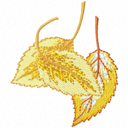 Leaves Embroidery Design 12